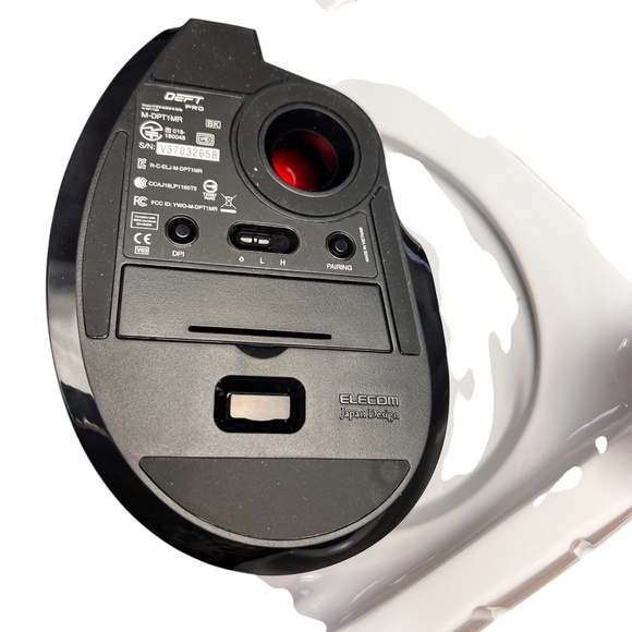 The Deft Pro Trackball Mouse By ELECOM Versatile Ergonomic Mouse Design Preowned - Picture 5 of 5